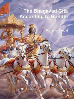 cover image of The Bhagavad Gita According to Gandhi